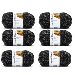 6 Pack: Charisma™ Heather Yarn by Loops & Threads®
