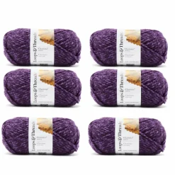 6 Pack: Charisma™ Heather Yarn by Loops & Threads®