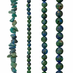 6 Pack: Chrysocolla Stone Mix Beads by Bead Landing™