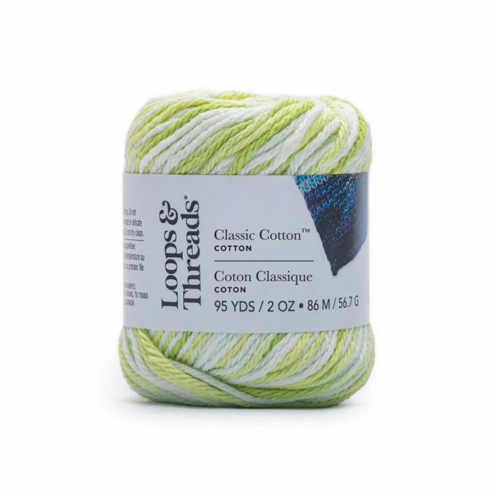 18 Pack: Classic Cotton™ Patterned Yarn by Loops & Threads®