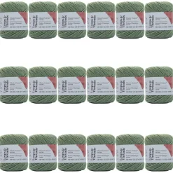 18 Pack: Classic Cotton™ Yarn by Loops & Threads®