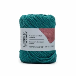 18 Pack: Classic Cotton™ Yarn by Loops & Threads®