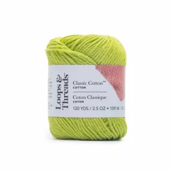 18 Pack: Classic Cotton™ Yarn by Loops & Threads®