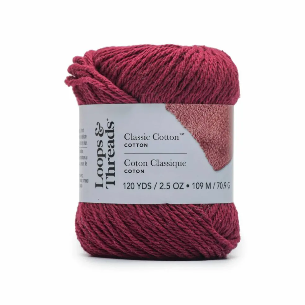 18 Pack: Classic Cotton™ Yarn by Loops & Threads®