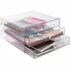 4 Pack: Clear 3-Drawer Organizer by Simply Tidy™