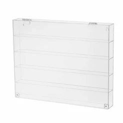 6 Pack: Clear Front Loading Mini Figure Shadow Box with Shelves by Studio Décor®
