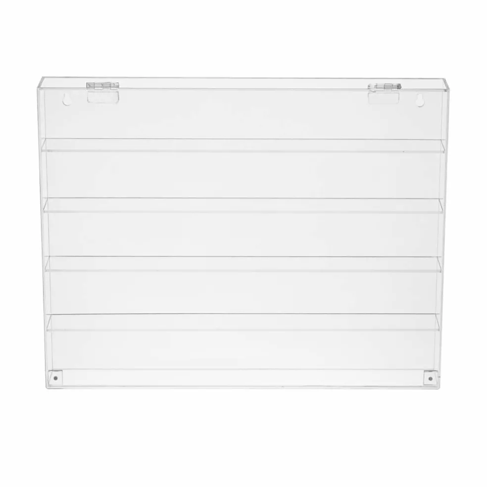 6 Pack: Clear Front Loading Mini Figure Shadow Box with Shelves by Studio Décor®