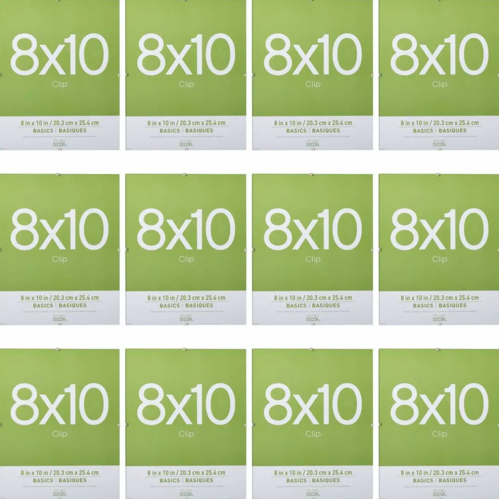 12 Pack: Clip 8" x 10" Frame, Basics by Studio Décor®