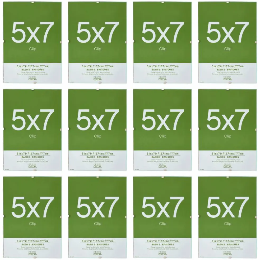 12 Pack: Clip 5" x 7" Frame, Basics by Studio Décor®