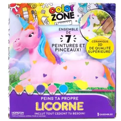 12 Pack: Color Zone® Paint Your Own Unicorn