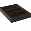 12 Pack: 5 Compartment Velvet Storage Tray by Bead Landing™