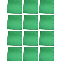 12 Pack Cotton Bandanas in Plain Colors for Crafts, Costumes, Workwear
