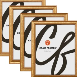 4 Pack: Craig Frames Stratton Aged Gold Picture Frame