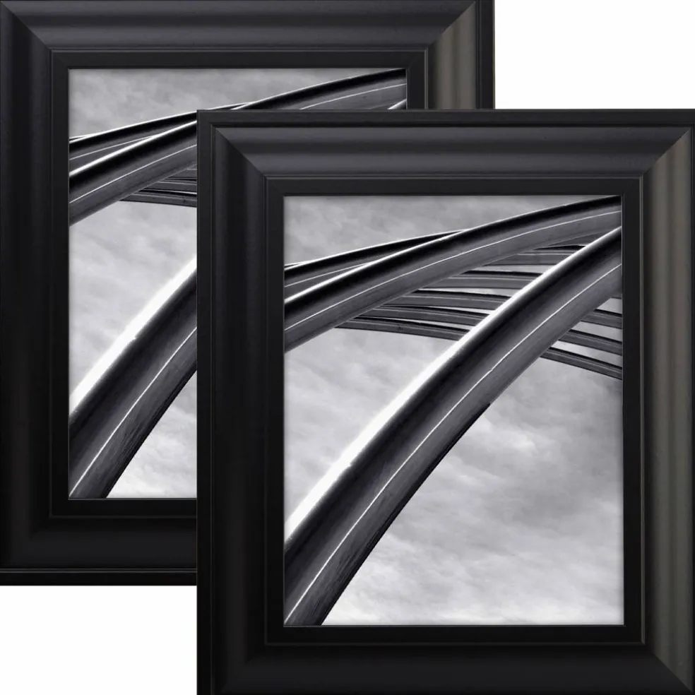 2 Pack Craig Frames Upscale Satin Black Picture Frame
