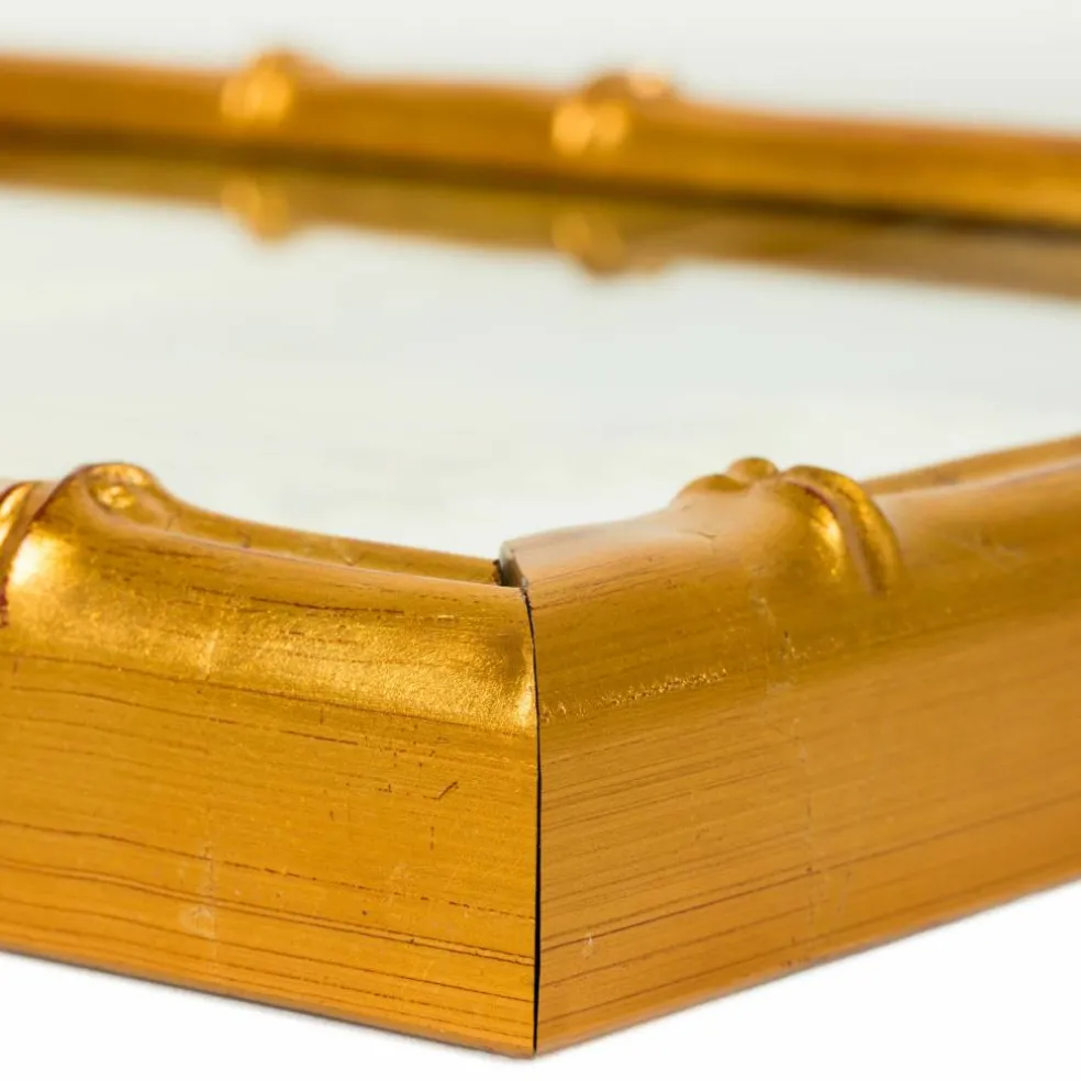 2 Pack Craig Frames Vintage Bamboo Brushed Gold Picture Frame
