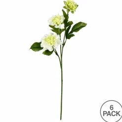 6 Pack: Cream Dahlia Spray
