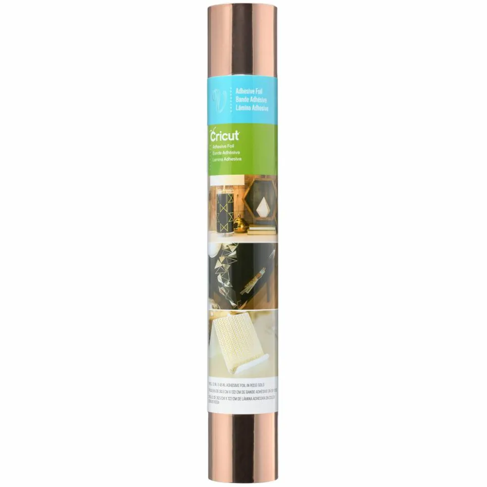9 Pack: Cricut® Metallic Adhesive Foil, Rose Gold