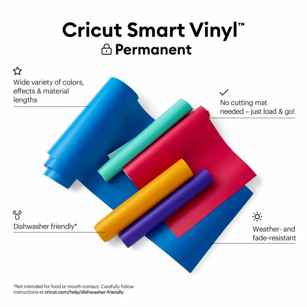 6 Pack: Cricut® Permanent Smart Vinyl™