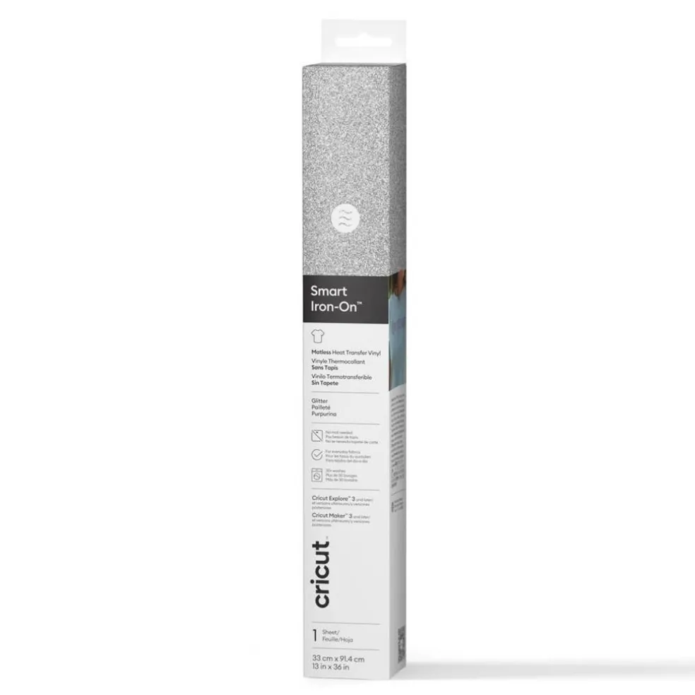 6 Pack: Cricut® Smart Iron-On™ Glitter Heat-Transfer Vinyl