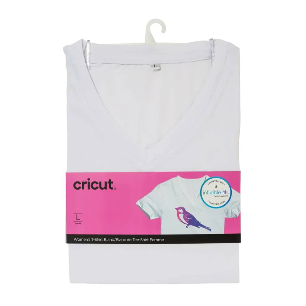 6 Pack: Cricut® Women's Blank V-Neck T-Shirt