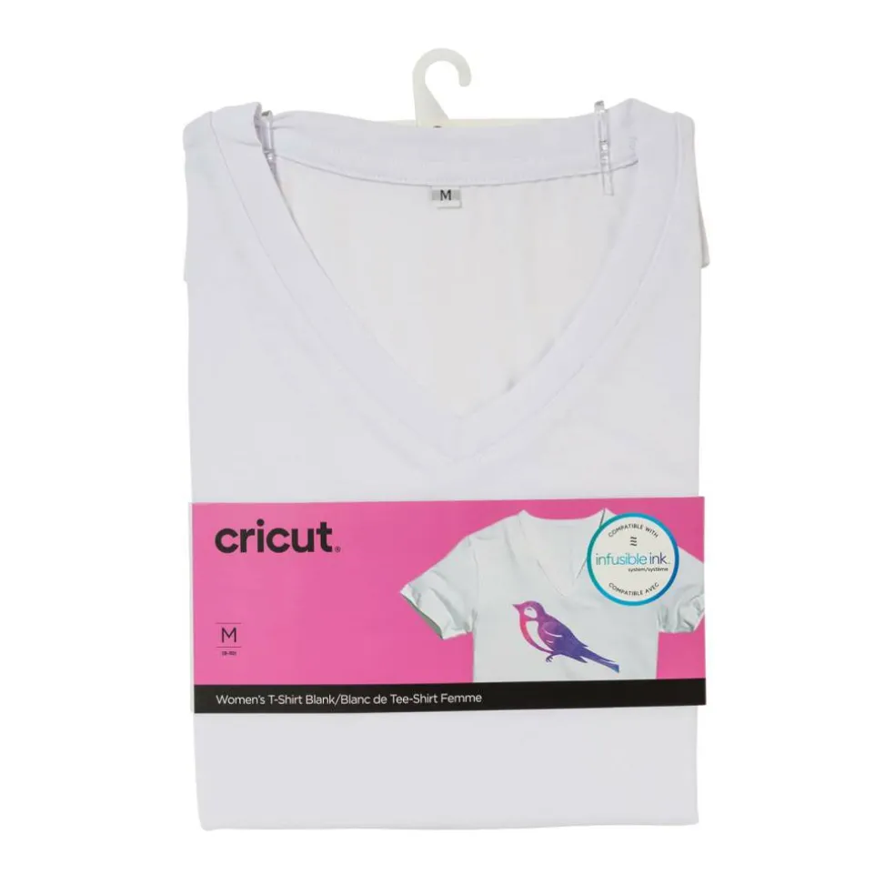 6 Pack: Cricut® Women's Blank V-Neck T-Shirt
