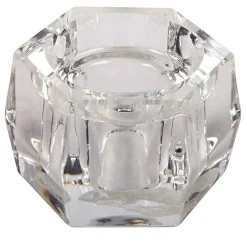 12 Pack: Crystal Hexacube Taper Holder by Ashland®