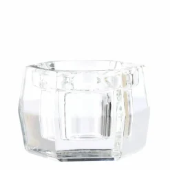12 Pack: Crystal Hexacube Taper Holder by Ashland®