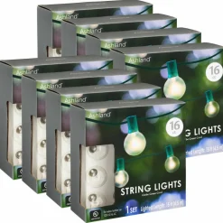 8 Pack: 16ct. Round G40 Bulb String Lights by Ashlandâ„¢