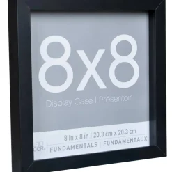 12 Pack: 3 ct. (36 total) Black 8" x 8" Display Cases, Fundamentals by Studio Décor®