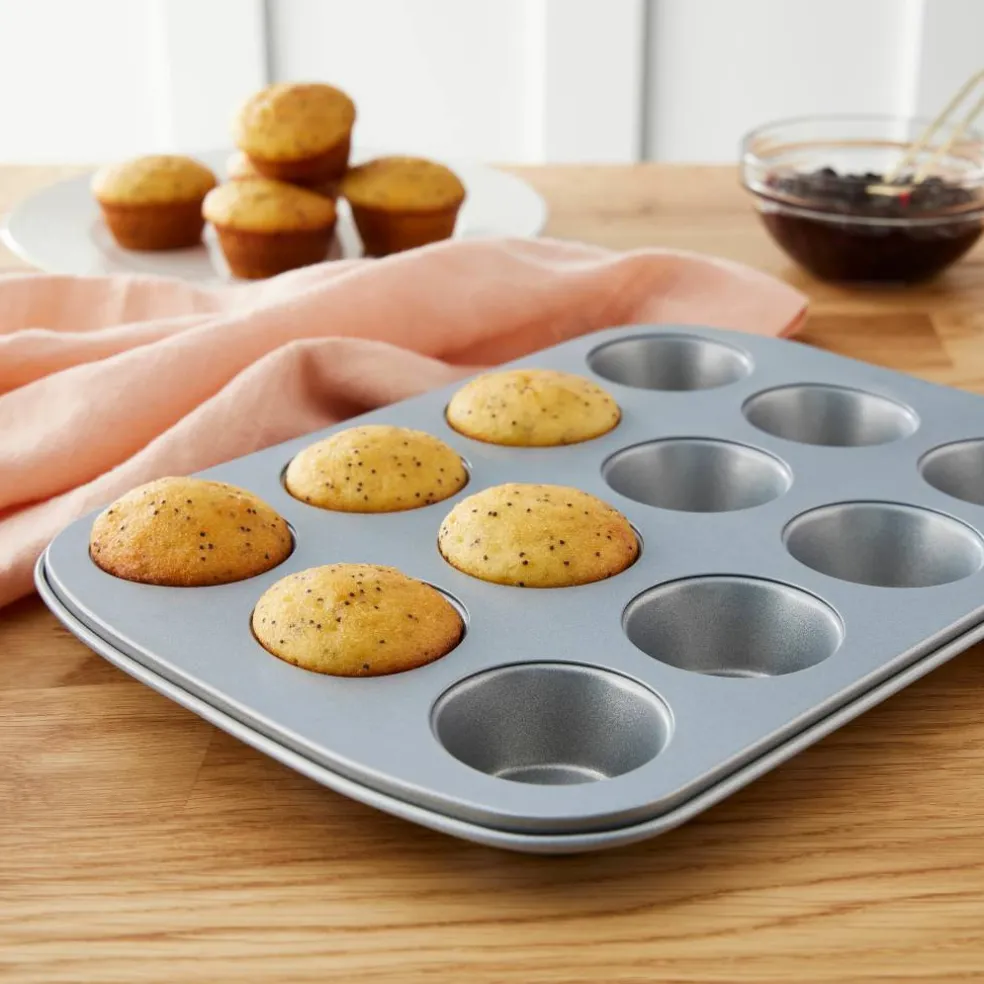 6 Pack: 12-Cup Mini Muffin Pan by Makery®