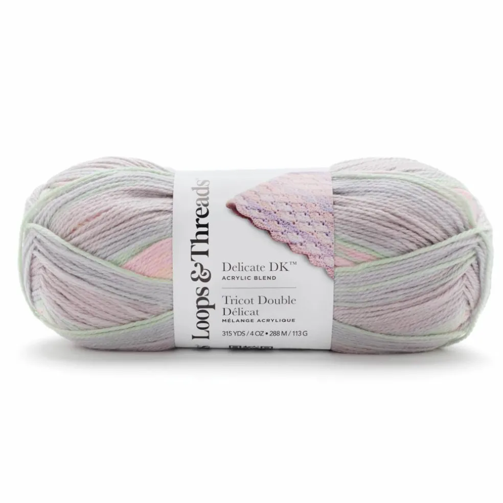 15 Pack: Delicate DK™ Yarn by Loops & Threads®