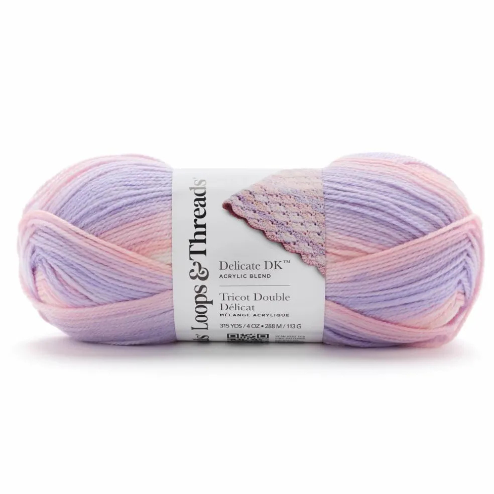 15 Pack: Delicate DK™ Yarn by Loops & Threads®