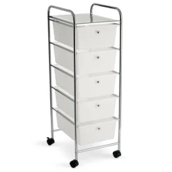 12 Pack: 5 Drawer Rolling Cart by Simply Tidy®