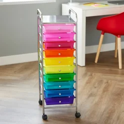 12 Pack: 10 Drawer Rolling Cart by Simply Tidy™