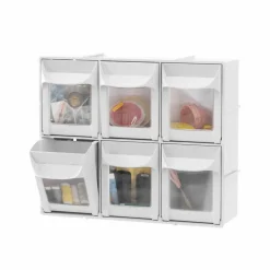 8 Pack: 6-Drawer Tip-Out Storage Bin by Simply Tidy®