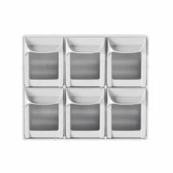 8 Pack: 6-Drawer Tip-Out Storage Bin by Simply Tidy®