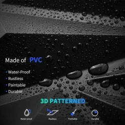 33 Pack 3D Wall Panel Diamond for Interior Wall Décor, PVC Flower Textured Wall Panels