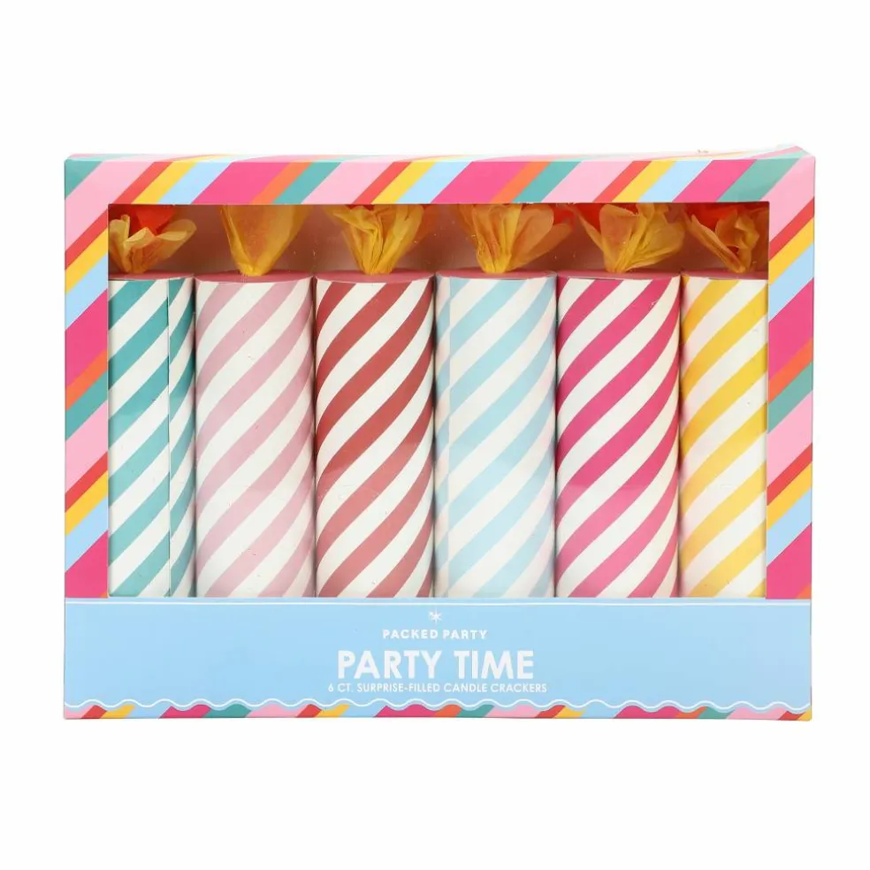 Packed Party 7" Surprised-Filled Candle Crackers, 6ct.