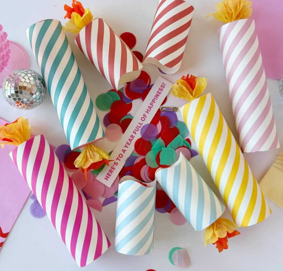 Packed Party 7" Surprised-Filled Candle Crackers, 6ct.