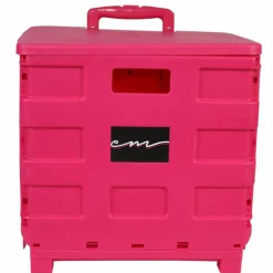 4 Pack: Everything Mary Collapsible Rolling Cart with Lid