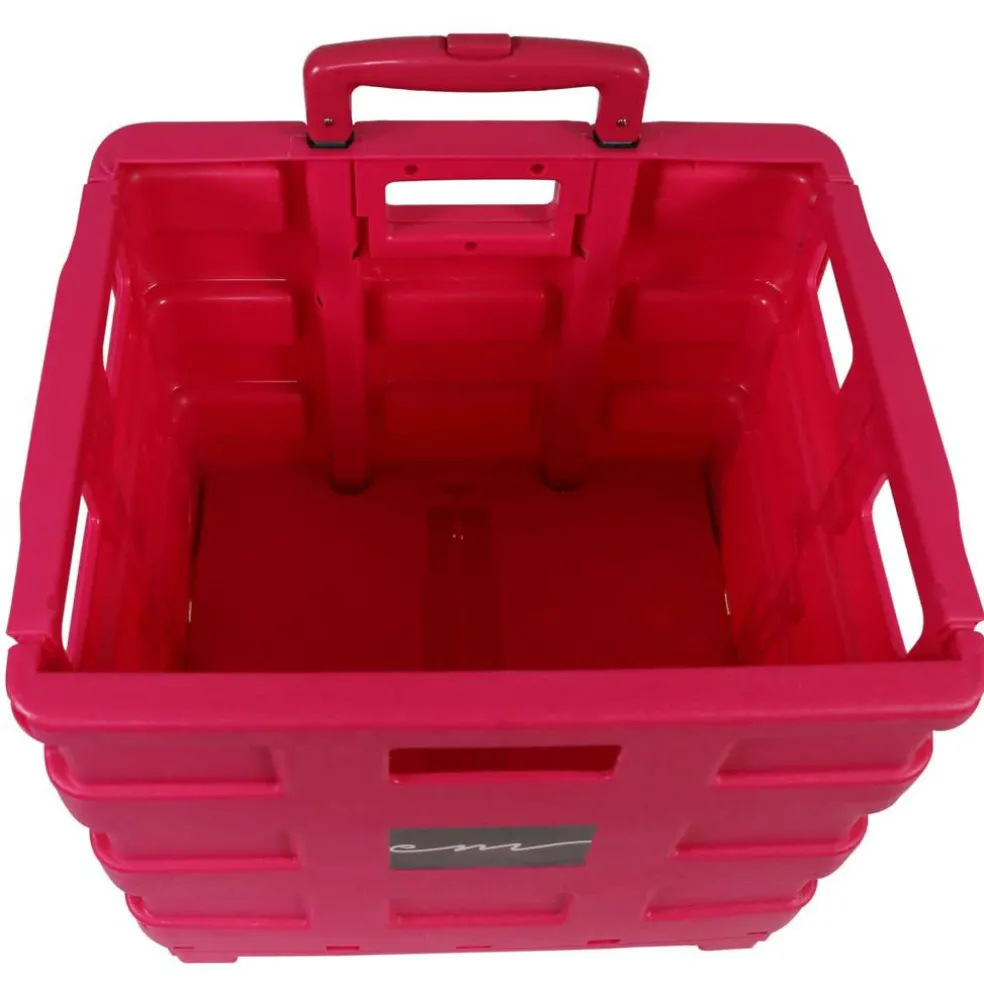 4 Pack: Everything Mary Collapsible Rolling Cart with Lid