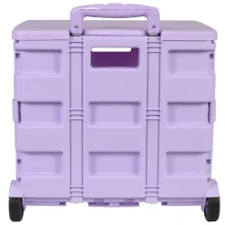 4 Pack: Everything Mary Collapsible Rolling Cart with Lid