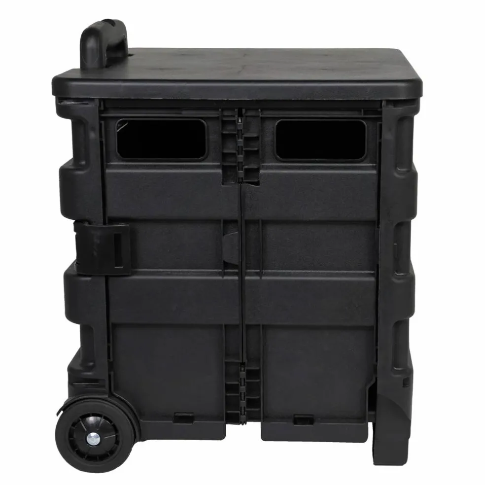 4 Pack: Everything Mary Collapsible Rolling Cart with Lid