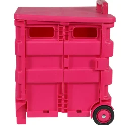 4 Pack: Everything Mary Collapsible Rolling Cart with Lid