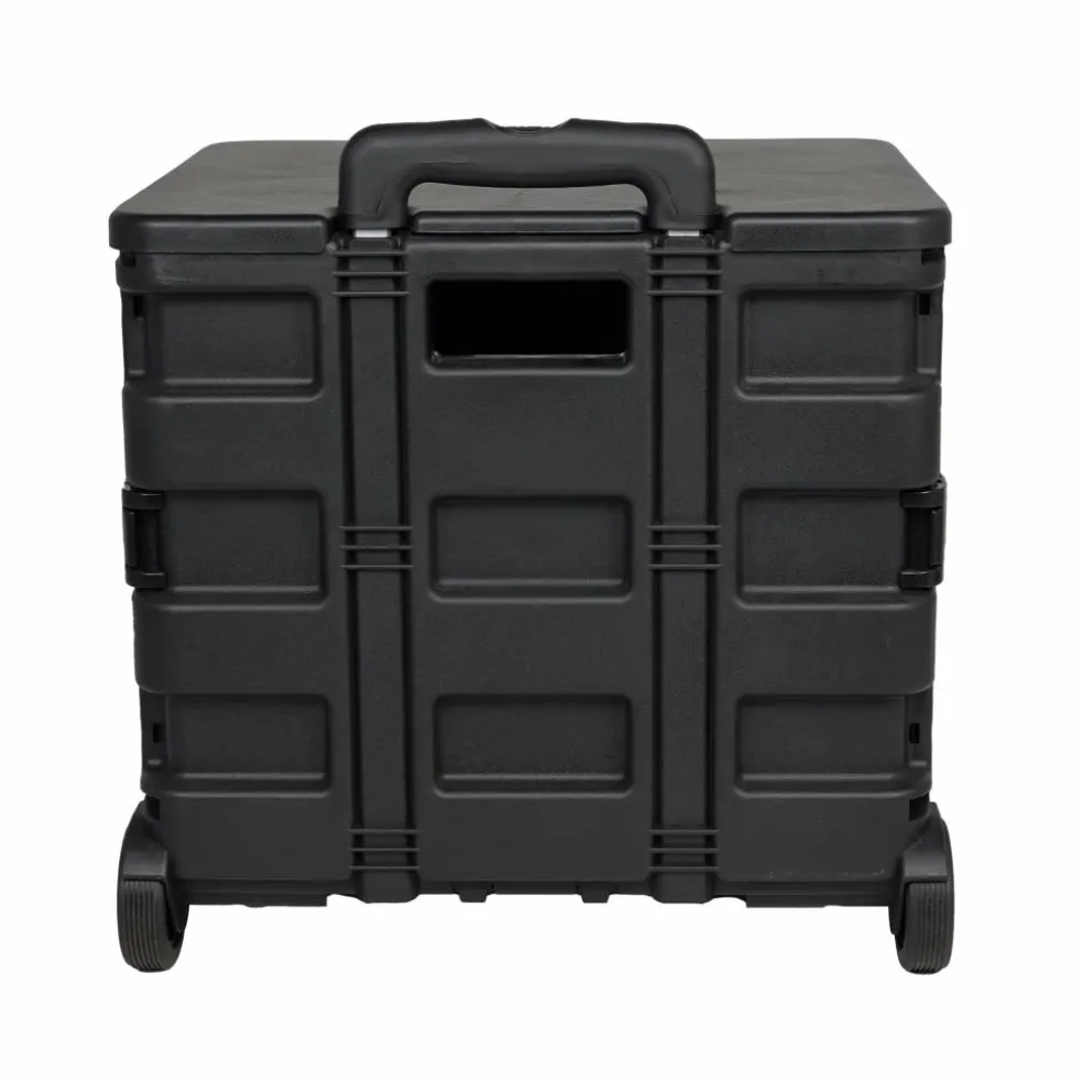 4 Pack: Everything Mary Collapsible Rolling Cart with Lid