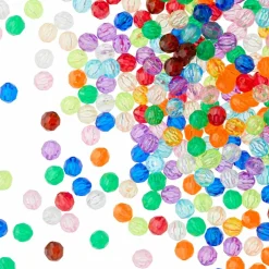12 Pack: Faceted Acrylic Round Bead Value Pack, 8mm by Bead Landing™