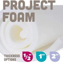 4 Pack: Fairfieldâ„¢ 1/2" Project Foam, 24" x 72"