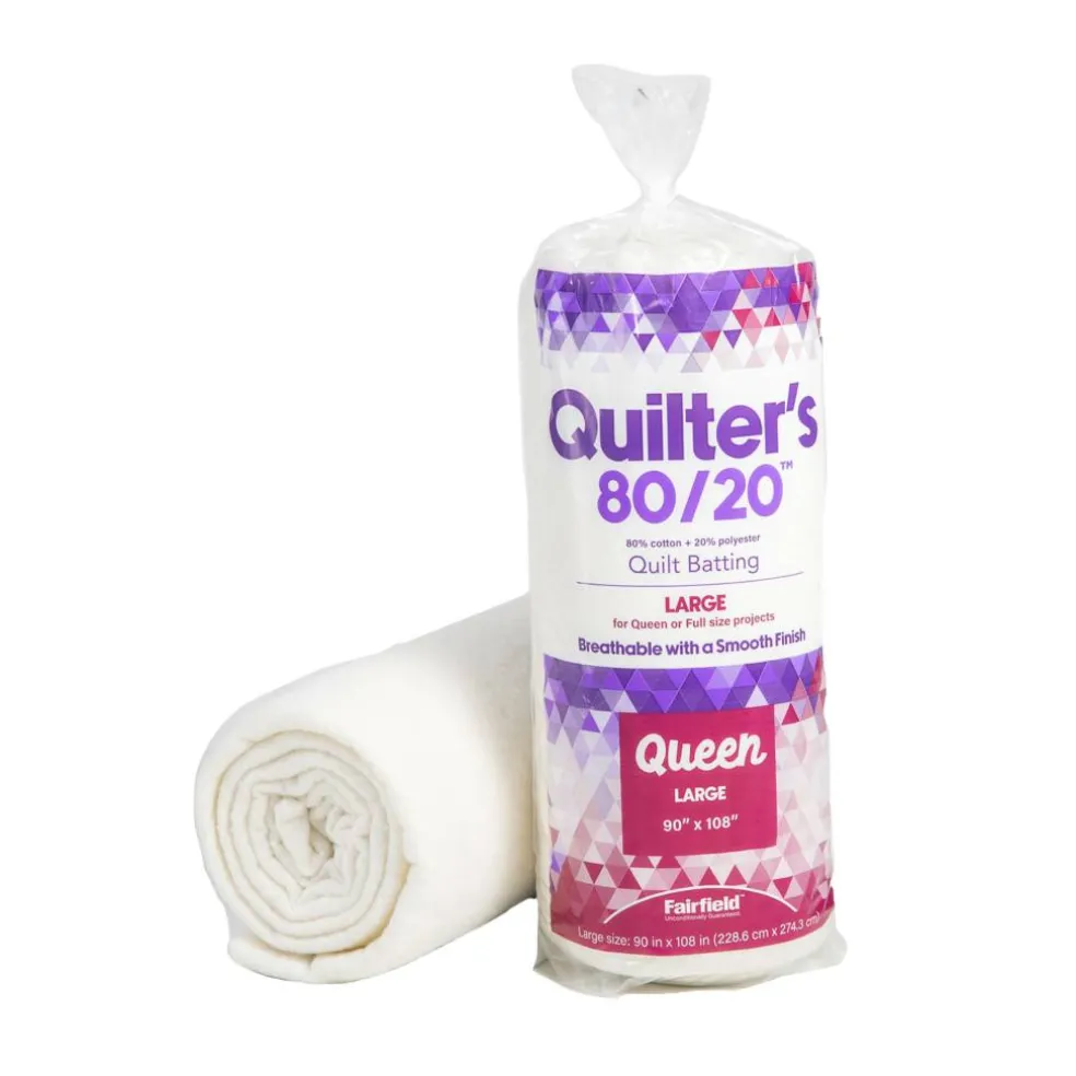 4 Pack: Fairfield™ Quilter's 80/20™ 90" x 108" Queen Quilt Batting