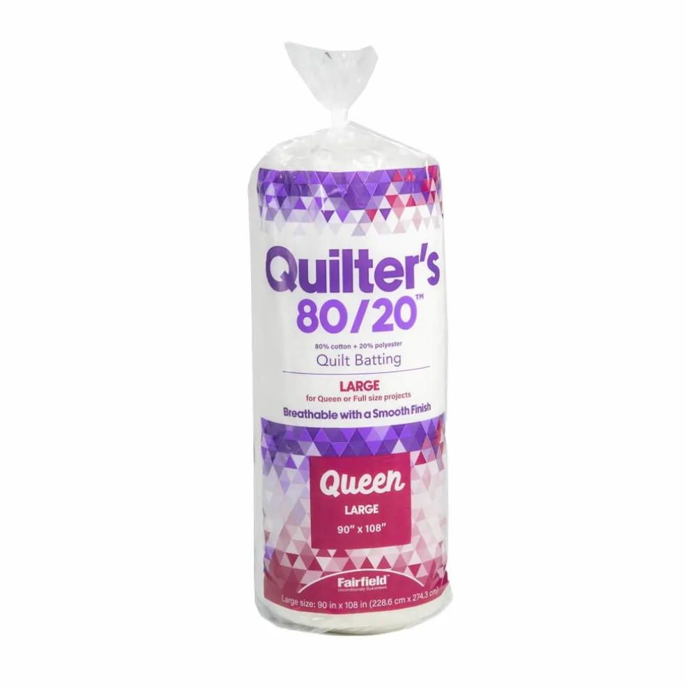 4 Pack: Fairfield™ Quilter's 80/20™ 90" x 108" Queen Quilt Batting