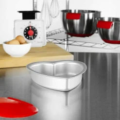 6 Pack: Fat Daddio's® ProSeries 6" x 2" Heart Cake Pan